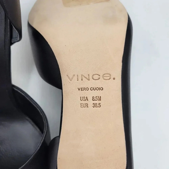 Vince Tiana Square Toe Pump New Size 8.5 - Picture 8 of 8